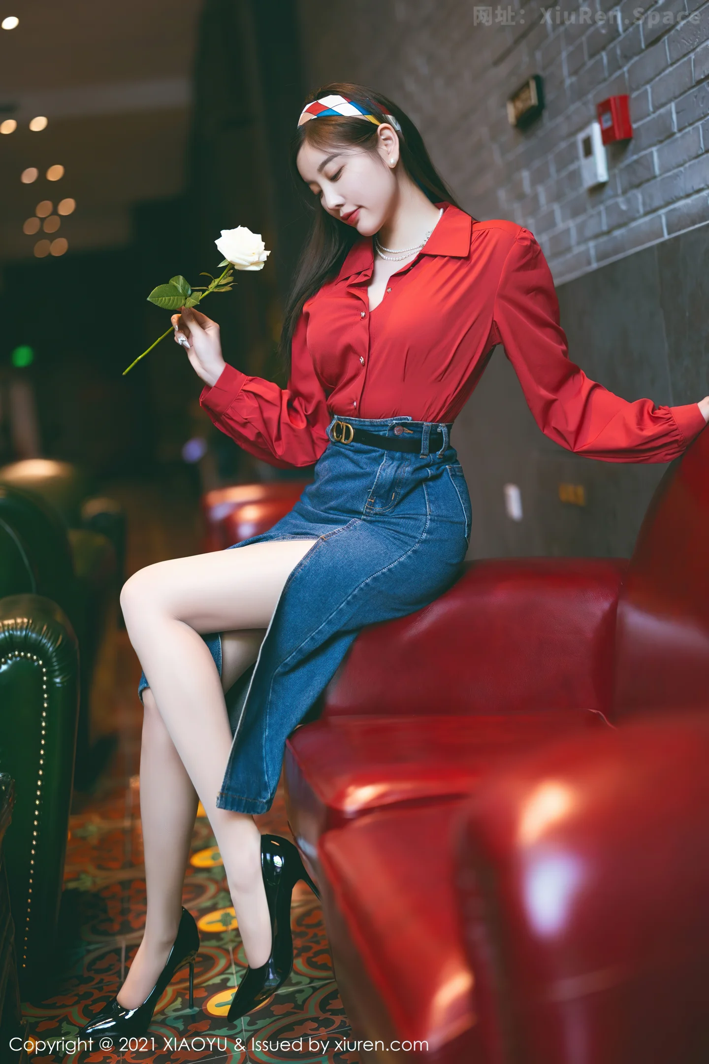 杨晨晨Yome牛仔休闲写真1